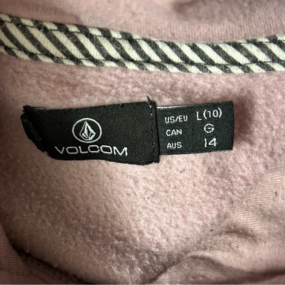 Volcom women’s pink/ purple blue hoodie, SizeL - Picture 7 of 8